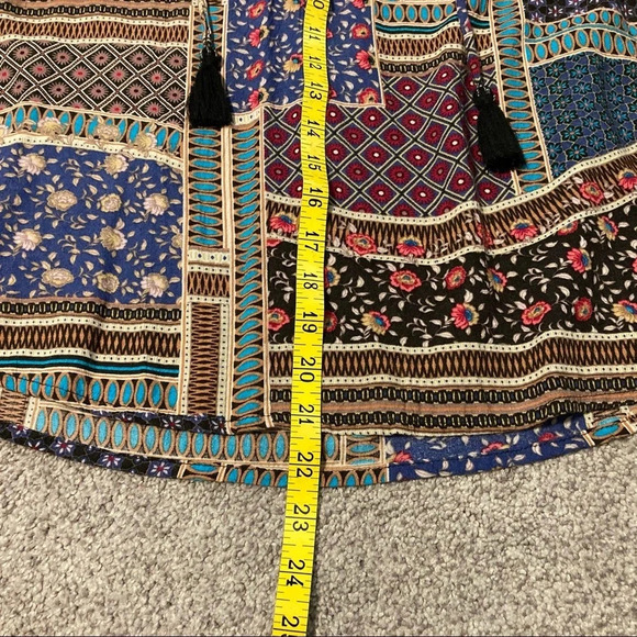 American Eagle Outfitters Boho Lace-up Blouse S - Picture 12 of 16